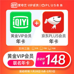 iQIYI 爱奇艺 VIP会员黄金年卡12个月 享京东年卡