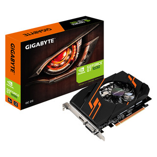 GIGABYTE 技嘉 GeForce GT 1030 OC 2G 显卡 2GB 黑色