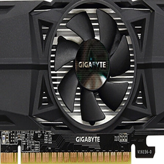 GIGABYTE 技嘉 GeForce GTX 1050 OC Low Profile 2G 显卡 2GB 黑色