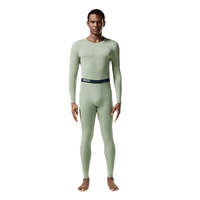 CrabSecret 螃蟹秘密 男士秋衣秋裤套装 CR21NY1028M 牛油果 L