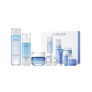 LANEIGE 兰芝 水库凝肌清爽型护肤套装 (爽肤水200ml+15ml+保湿乳120ml+15ml+新水酷清润乳霜50ml+面霜10ml+精华液5ml+水润睡眠面膜15ml)