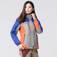 AIRTEX 亚特 秋冬季户外冲锋衣女士三合一两件套加厚抓绒防水透气登山服装