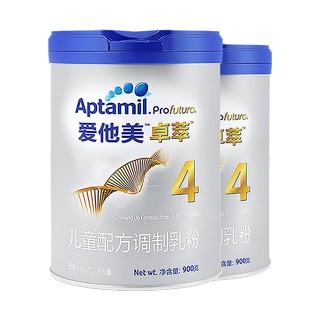 Aptamil 爱他美 卓萃系列 白金版 儿童奶粉 国行版 4段 900g*2罐