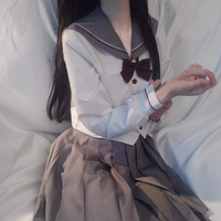 春日制服部 小莓中 蛇腹线水 手服上衣