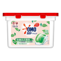 OMO 奥妙 自然工坊清新白茶香水味除菌洗衣凝珠400g*瓶50颗 除螨家庭装洗衣液