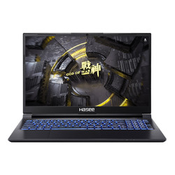 Hasee 神舟 Z8-DA5NS 15.6英寸游戏笔记本电脑（i5-12450H、16GB、512GB、RTX 3060）