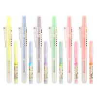 DS 点石文具 DS-805S 按动荧光笔 荧光色系 6支装+荧光笔替芯 荧光色系 6支装
