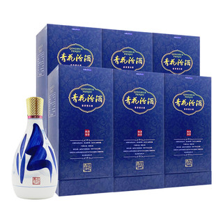 杏花村酒42度青花25 475ml*6瓶 清香型白酒整箱 42%vol 475mL 6瓶