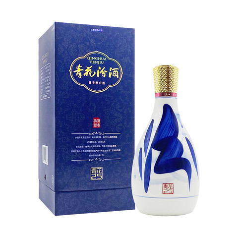 省74.28元】汾酒白酒_汾酒青花25 清香型白酒42度475mL 单瓶装 省74.28元】汾酒白酒_汾酒青花25 清香型白酒42度475mL 单瓶装