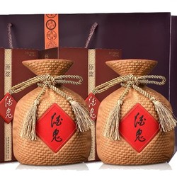 酒鬼jiugui酒鬼酒原浆52度500ml2瓶双瓶带手提袋白酒馥郁香型陶瓷瓶