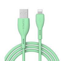 ROMOSS 罗马仕 CB120 Lightning 2.4A 数据线 液态硅胶 1.2m 薄荷绿