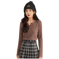 HLA 海澜之家 女士V领打底衫 HDATXW3AAZR537