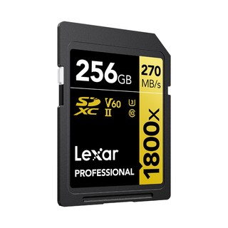 Lexar 雷克沙 LSD1800256-RNNNC SD存储卡 256GB（UHS-II、V60、U3）