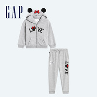 Gap 盖璞 儿童抓绒卫衣套装