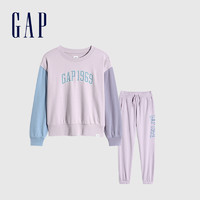 Gap 盖璞 女童法式圈织运动套装