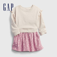 Gap 盖璞 儿童假两件连衣裙