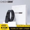 CheekKiss 皮带男真皮无牙自动扣休闲商务男士腰带裤带男年轻人潮 961黑色无牙扣礼盒