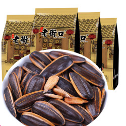 laojiekou老街口焦糖山核桃味瓜子500g4袋