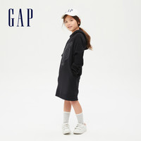 Gap 盖璞 女童印花碳素卫衣裙
