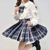 snbl 森女部落 JK制服 迪士尼联名 朱迪警官 女士百褶格裙