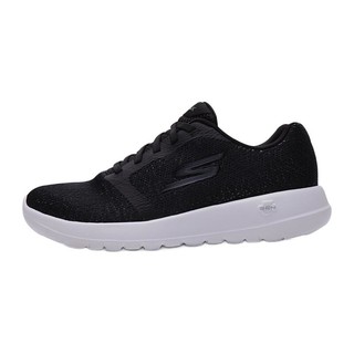 SKECHERS 斯凯奇 Go Walk Max 男子休闲运动鞋 54607/BKW 黑色/白色 39.5