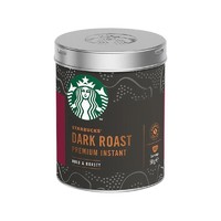 88VIP：STARBUCKS 星巴克 精品速溶黑咖啡 90g  赠2.3g*10袋