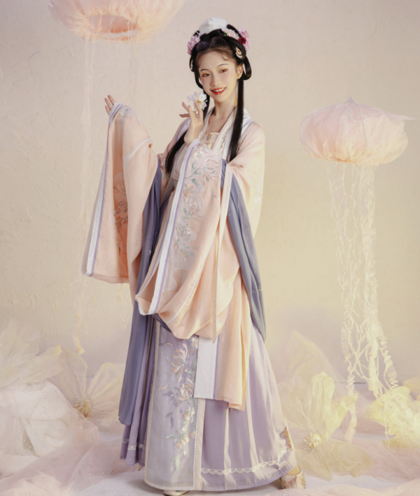 6元】汉尚华莲汉服_汉尚华莲 解茶忧 宋制大袖衫 hdj196多少钱-什么