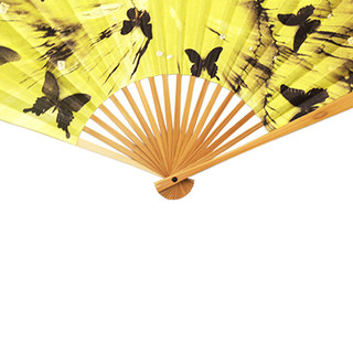 昊美术馆 黄蝴蝶 折扇