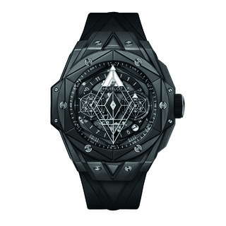 HUBLOT 宇舶 BIG BANG系列 SANG BLEU II刺青黑色魔力金腕表 418.CX.1107.RX.MXM22