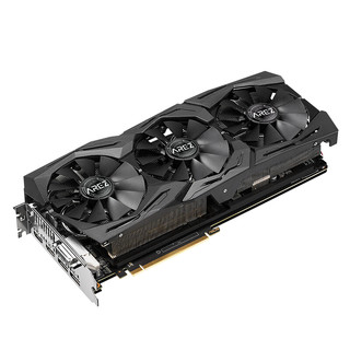 ASUS 华硕 AREZ-STRIX-RXVEGA56-O8G-GAMING 显卡 8GB 黑色