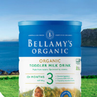 BELLAMY'S 贝拉米 澳大利亚贝拉米进口正品宝宝有机奶粉3段1-3岁900g*6罐