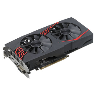 ASUS 华硕 EX-RX 580 2048SP-4G 显卡 4GB 黑色