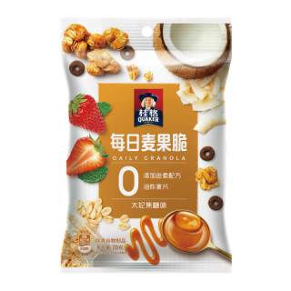 quaker桂格每日麦果脆太妃焦糖味70g