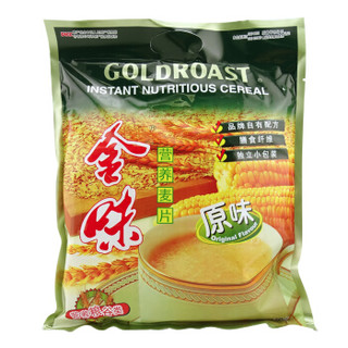 金味 麦片 600g 袋装 多种口味可选 即食麦片 营养麦片 (原味)