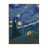 大美术馆 大橘子《星空下的梵高》50x70cm 油画布 木纹框
