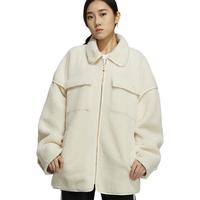adidas ORIGINALS 女子运动夹克 HC6602 黄白/金