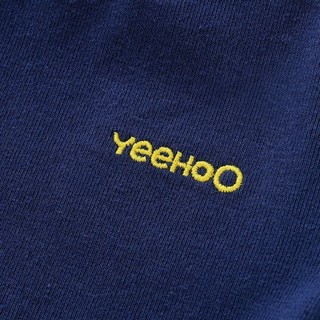 YeeHoO 英氏 YRTAJ11615A01 儿童套头T恤 墨蓝 130cm