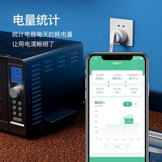 Gosund 港兴达 智能插座wifi电量统计手机远程遥控定时无线开关10A小米家 CP1-AM