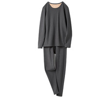 COSMO LADY 都市丽人 男士保暖内衣套装 4W11A4 深灰 XXXL