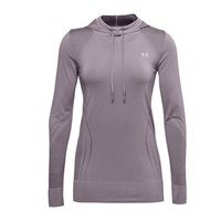 UNDER ARMOUR 安德玛 Seamless 女子运动卫衣 1351647-585 紫色 S