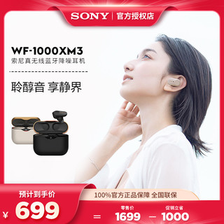 SONY 索尼 Sony/索尼 WF-1000XM3 真无线入耳式蓝牙降噪豆耳机