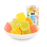 自然派 罐装水果味糖果儿童零食休闲食品