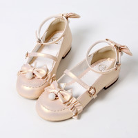 久久洛丽塔Lolita原创 猫星球 圆头低跟单鞋 珠光生成 mxqjy1863