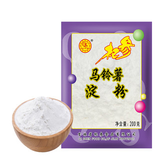 杞参 土豆淀粉水纯马铃薯淀粉 生粉淀粉200g 家用食用厨房土豆粉 马铃薯淀粉*2袋