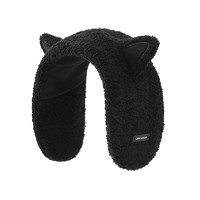 LENGKEORL 凌克 牧民纺织系列 女士泰迪绒耳罩 122009 黑色猫耳朵