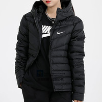 NIKE 耐克 NSW WR LT WT DWN JKT 女秋冬新款户外运动服保暖连帽羽绒服外套CU5095-011