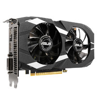 ASUS 华硕 DUAL-GeForce GTX 1650-O4G 显卡 4GB 黑色