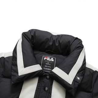 FILA 斐乐 Mihara联名款 女子运动羽绒服 F11W143904F-BK 正黑色 S