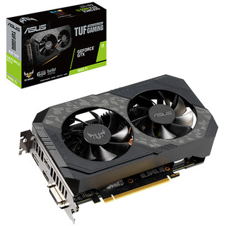 ASUS 华硕 TUF-GeForce GTX 1660 Ti-O6G-GAMING 显卡 6GB 黑色