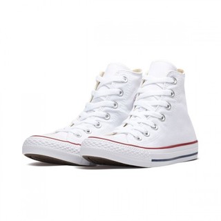 CONVERSE 匡威 Hi Top Chuck Taylor All Star 中性运动帆布鞋 101009C 白色 36.5